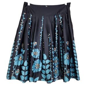 Black Floral Size 2 Skirt